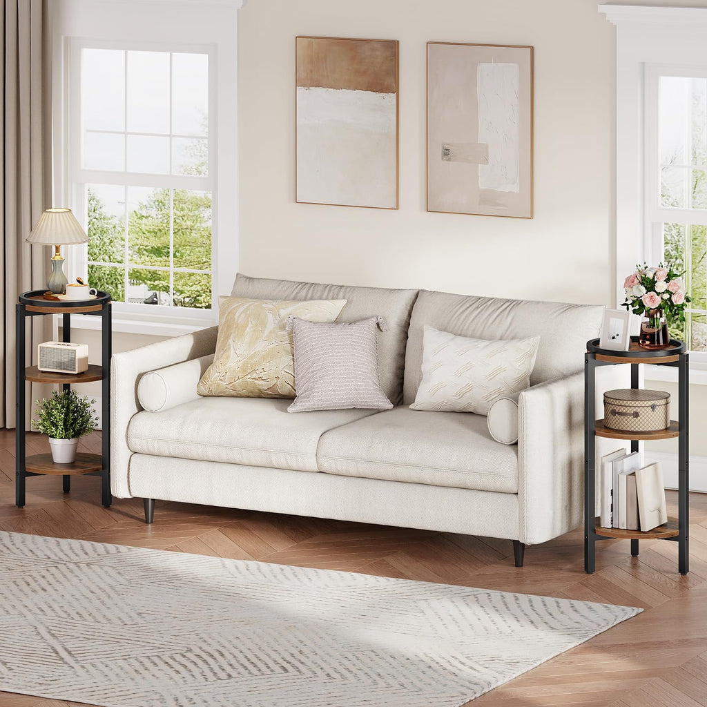 Small Round 3-Tier Side Table V901
