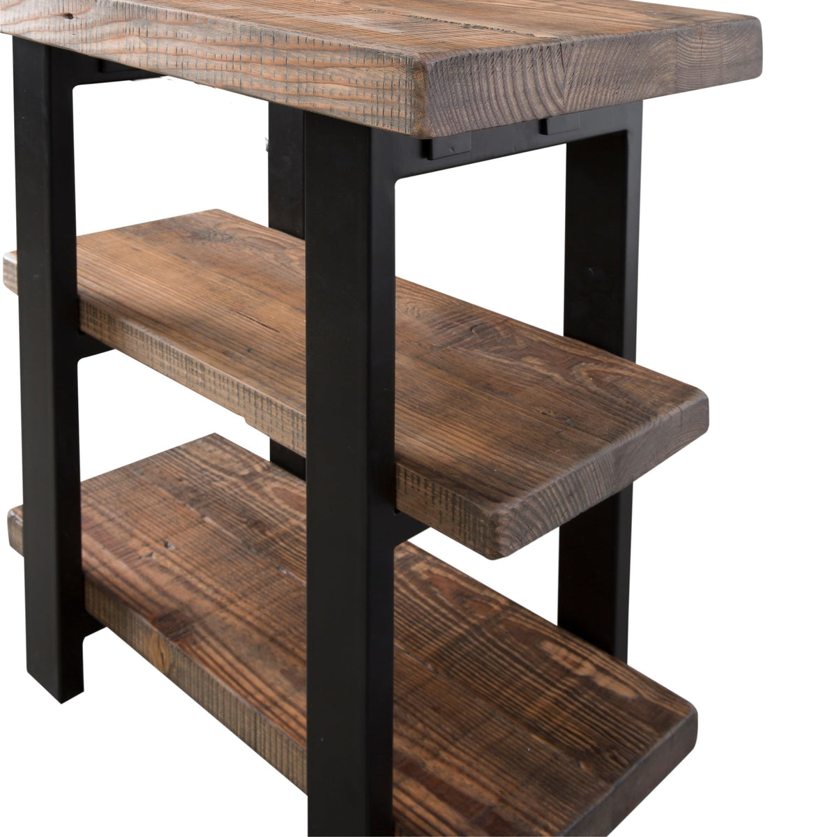 Solid Wood 3-Tier End Table V30606