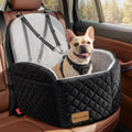Dog Car Seat for Small/Medium Dogs up to 35lbs, Memory Foam, Grey G2480
