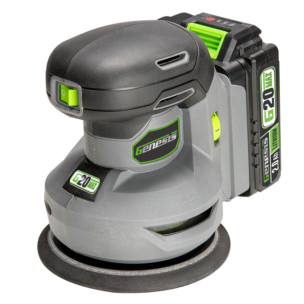 20V Cordless 5in. Orbital Sander with Dust Bag S496