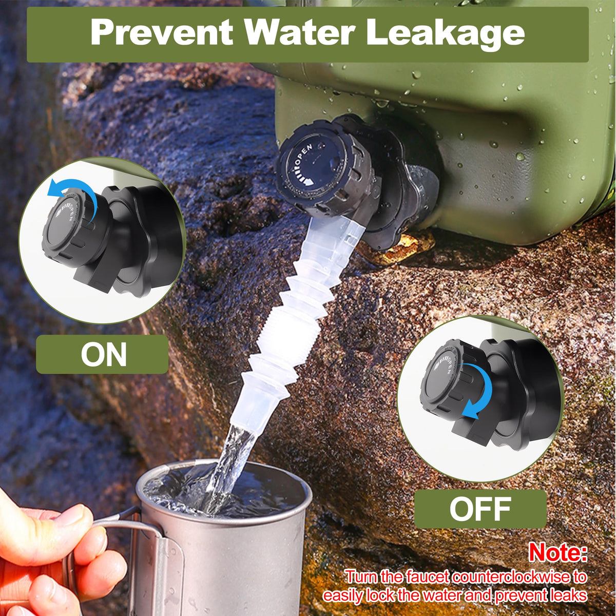 3 Gallon BPA Free Portable Water Jug with Spigot W99180