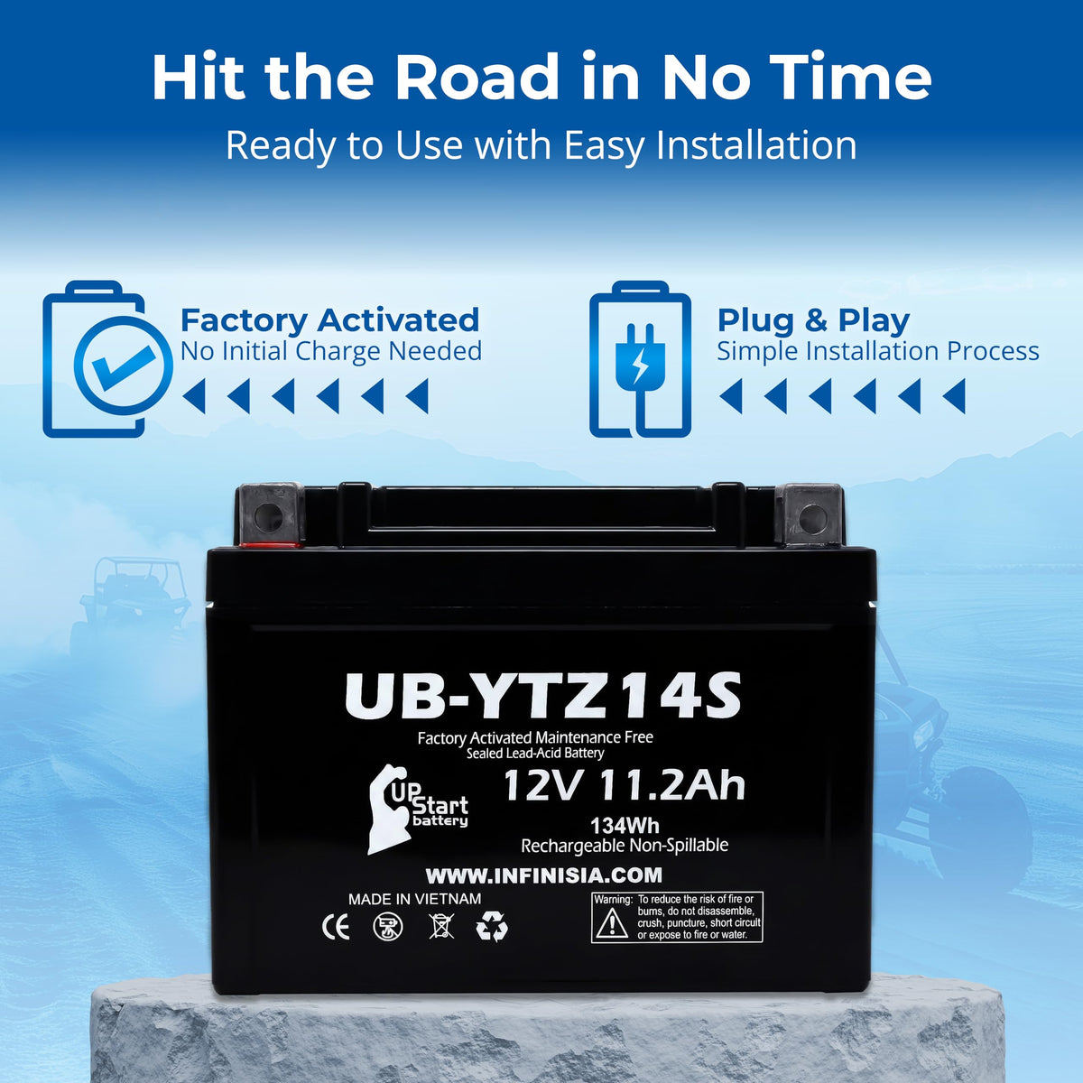 12V 11.2Ah Battery A74824