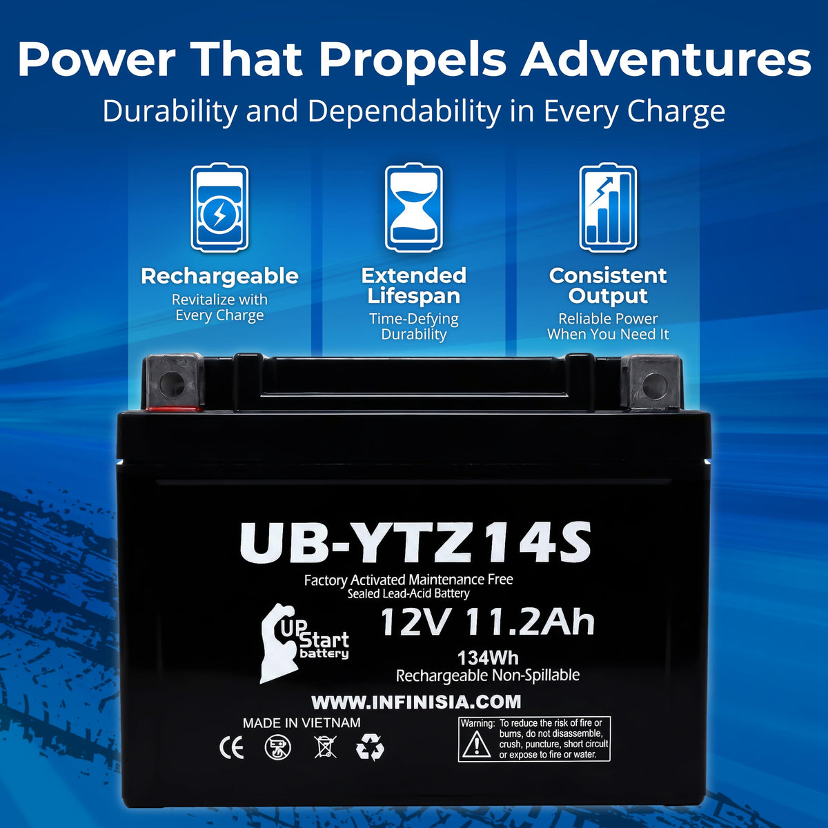 12V 11.2Ah Battery A74824