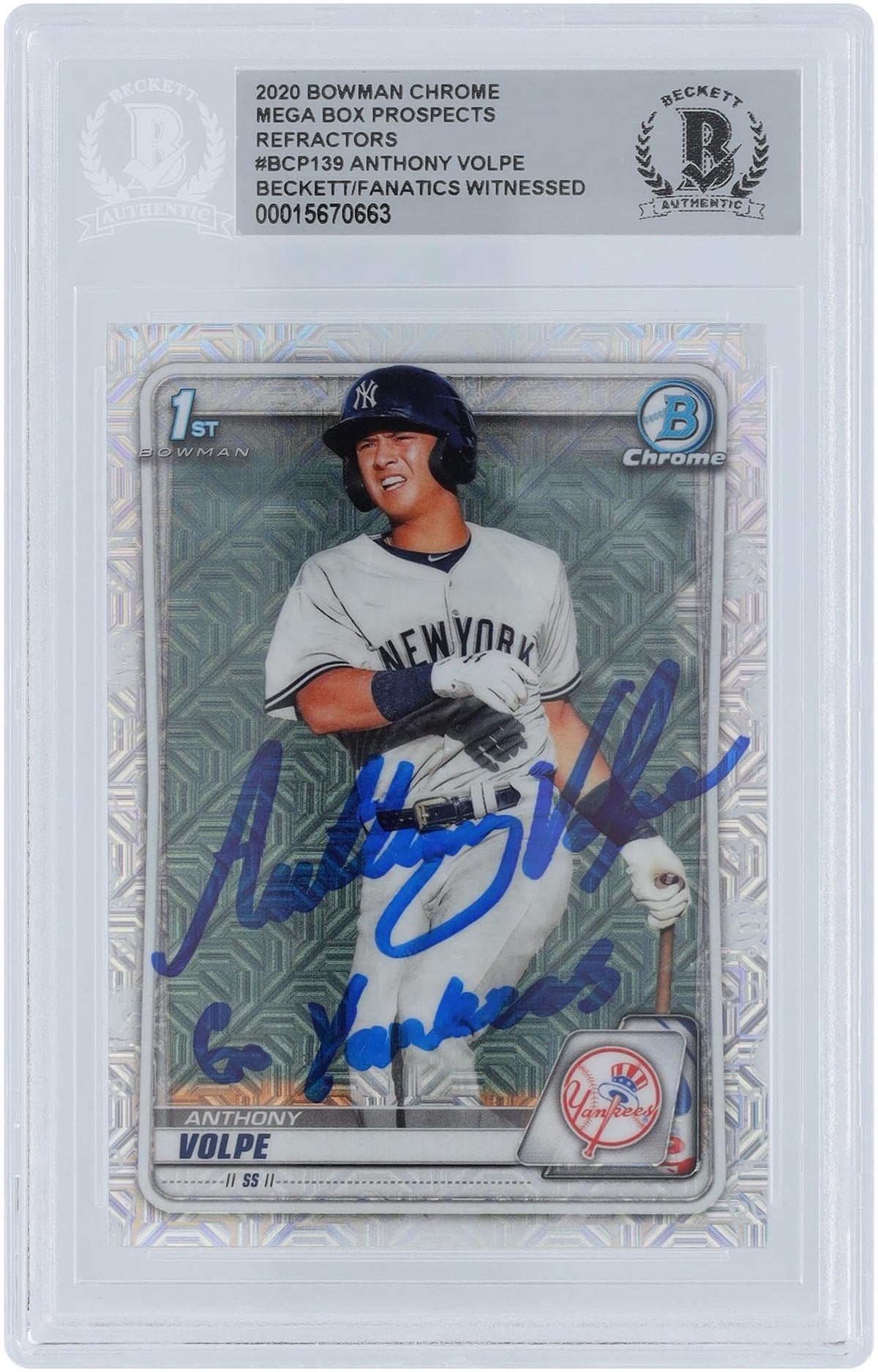 Autographed Baseball Card U37913