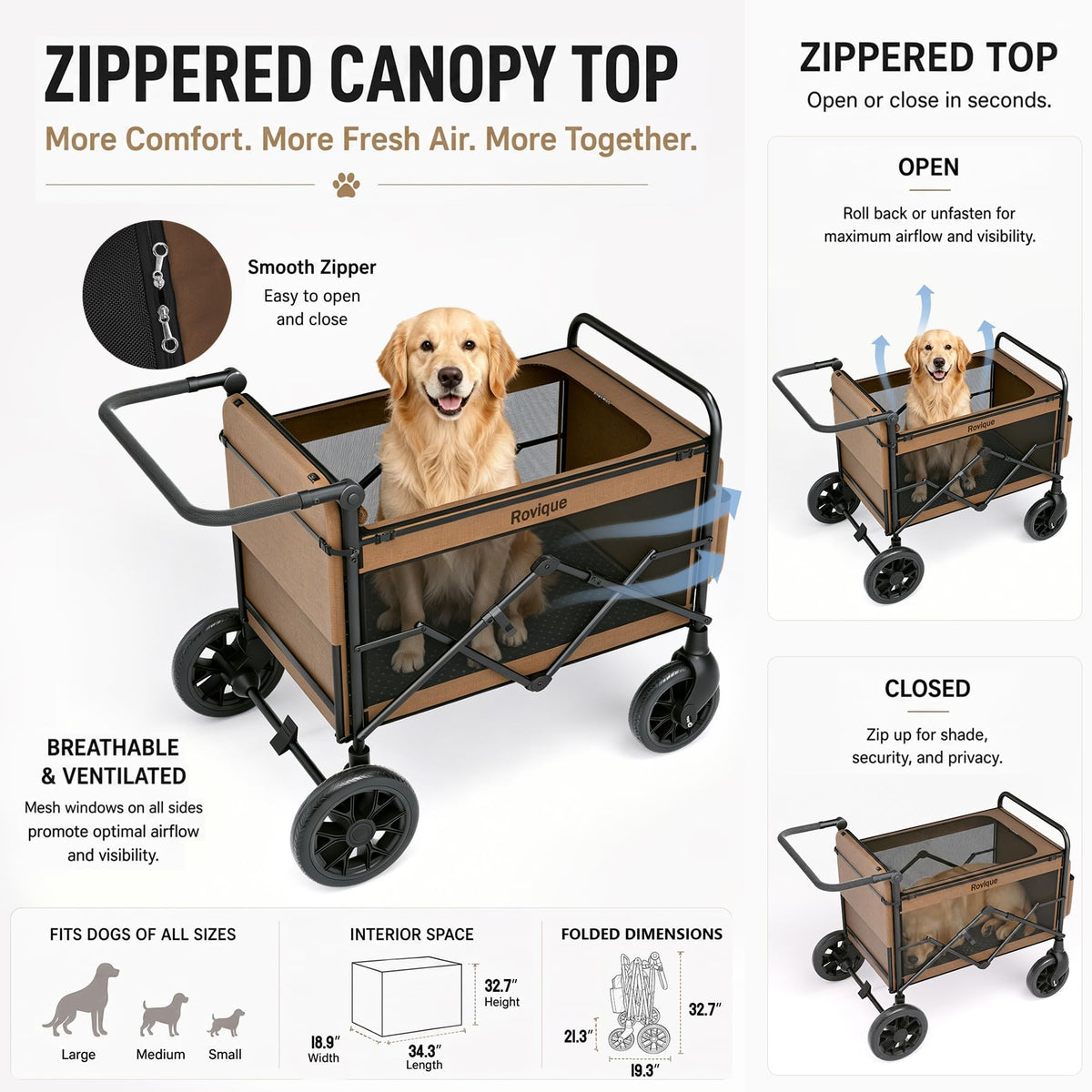 Foldable Dog Stroller U609