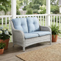 2 Seater Rattan Wicker Outdoor Sofa F7204
