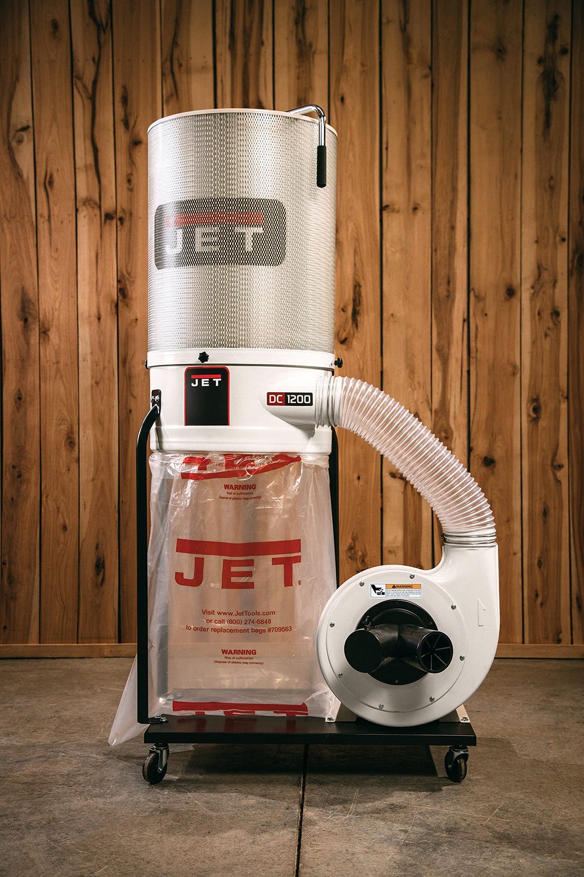 2 HP 230V Dust Collector with 2-Micron Canister Filter B8935