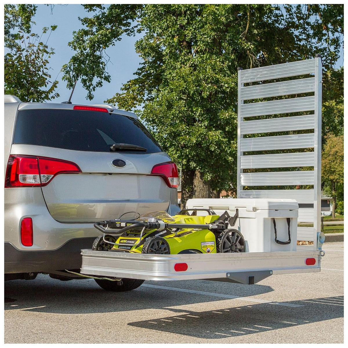 Hitch Cargo Carrier with Ramp R2086