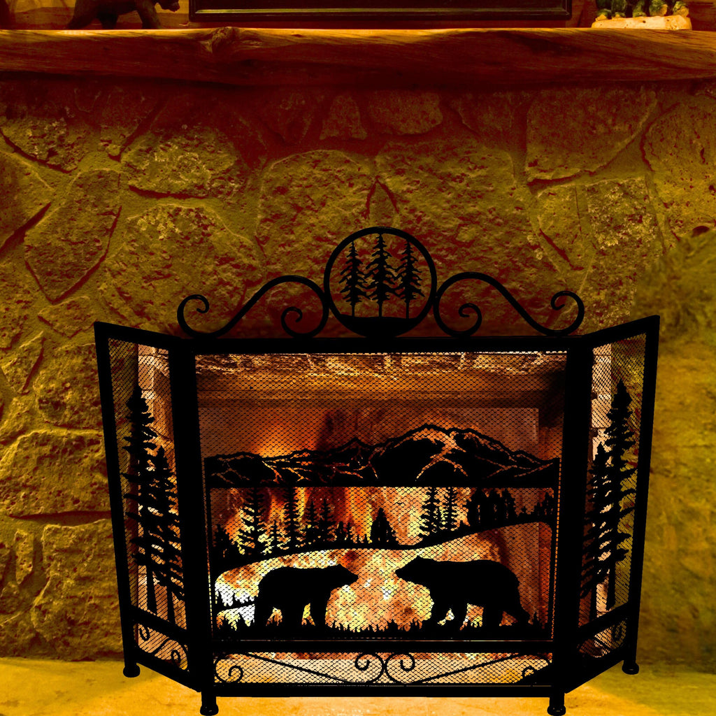 3-Panel Fireplace Screen Y1697