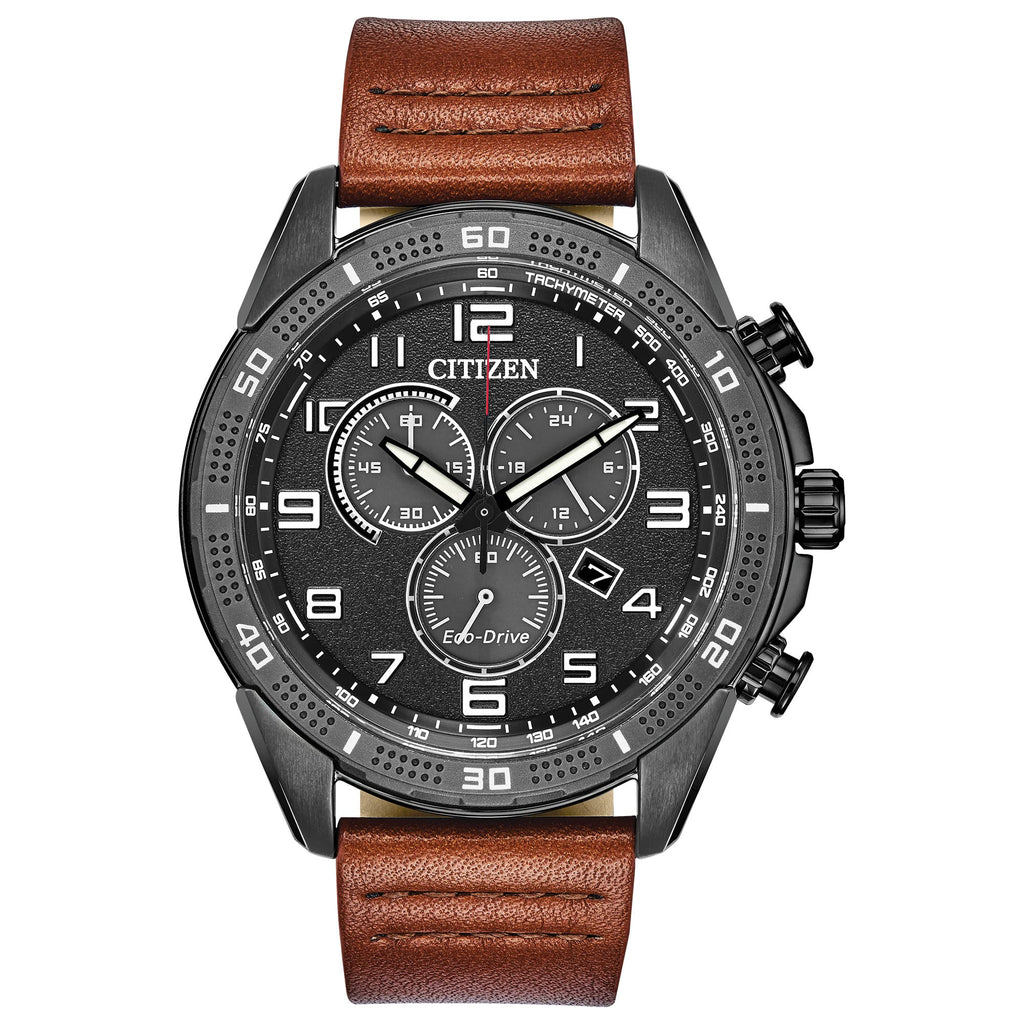 Men's Stainless Steel Eco-Drive Watch E8249