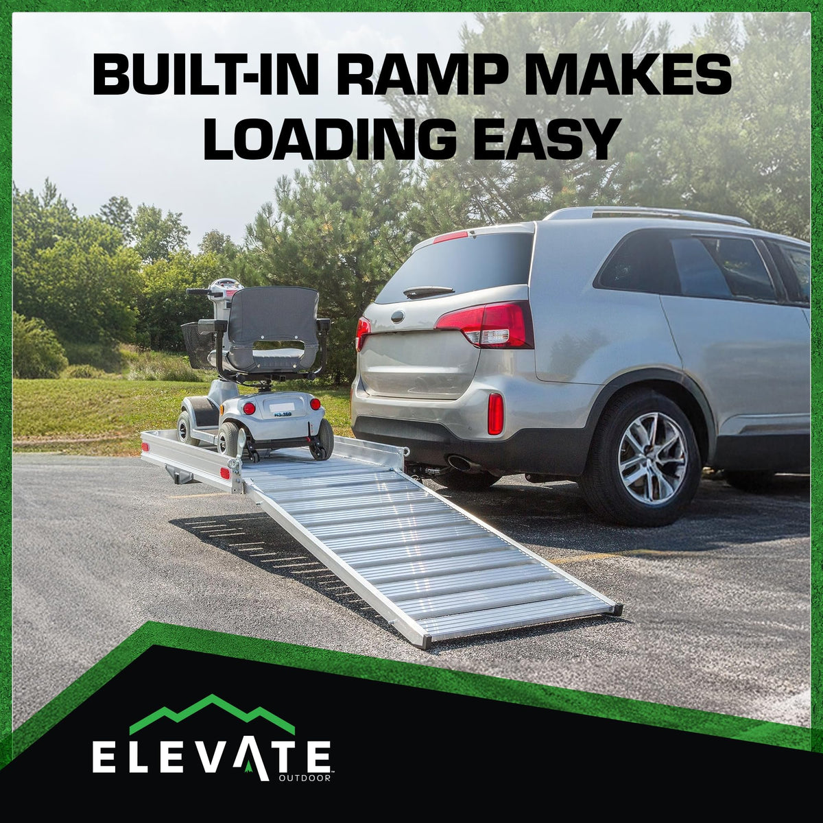 Hitch Cargo Carrier with Ramp R2086