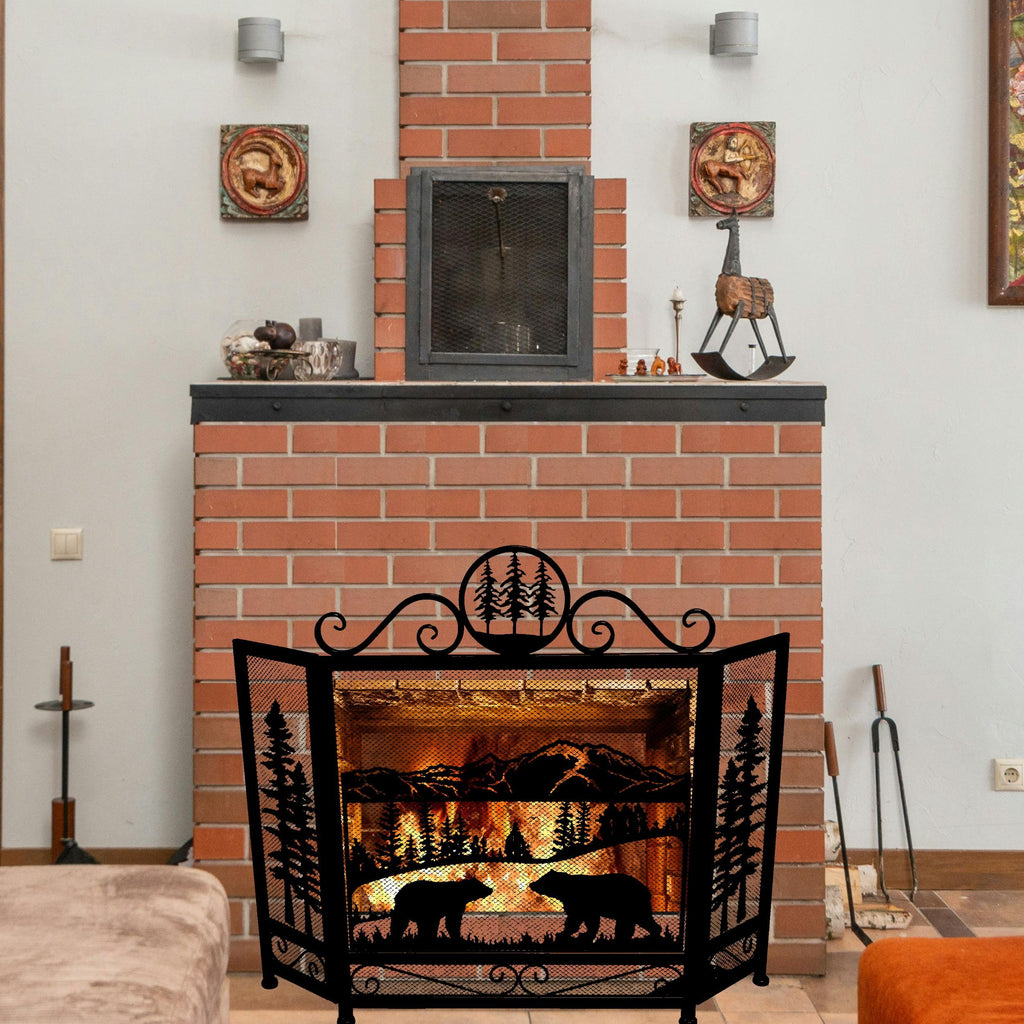 3-Panel Fireplace Screen Y1697