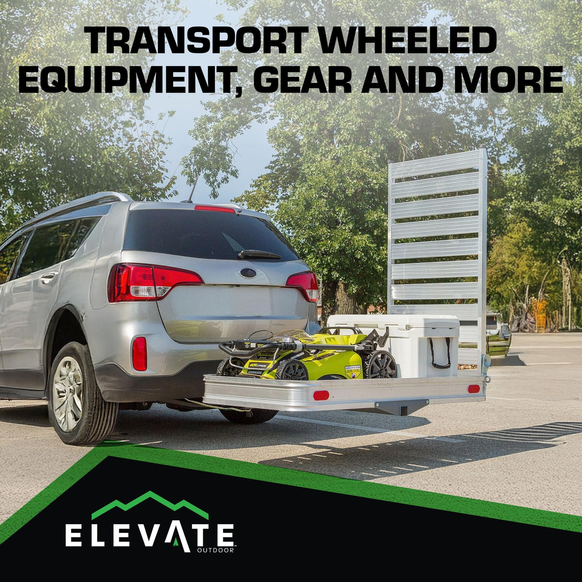 Hitch Cargo Carrier with Ramp R2086