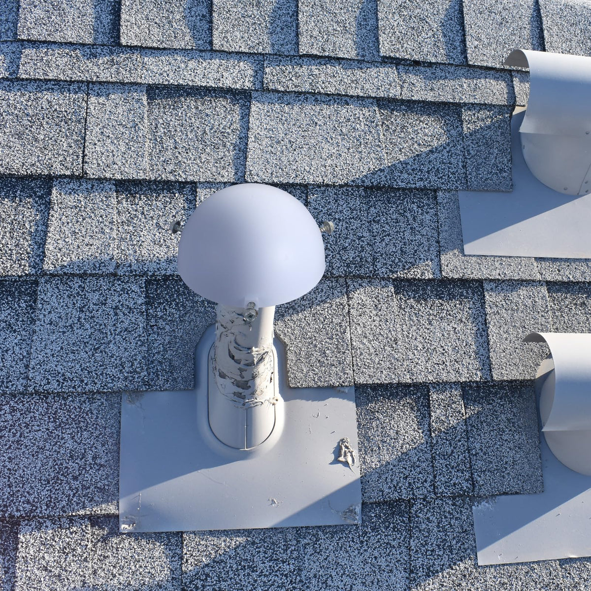 2 Pcs White Mushroom Vent Cap V3150