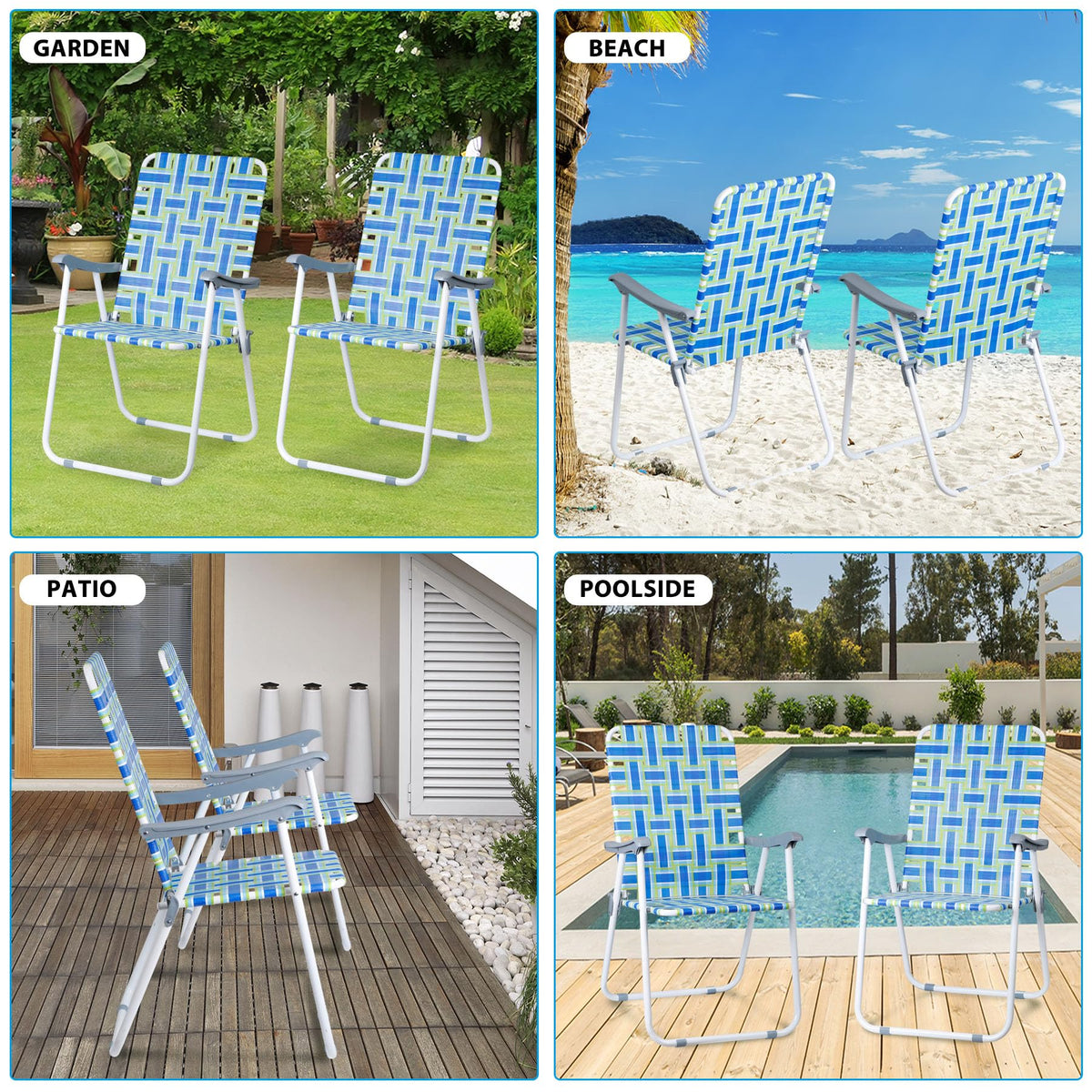 Folding Beach Chairs V6698