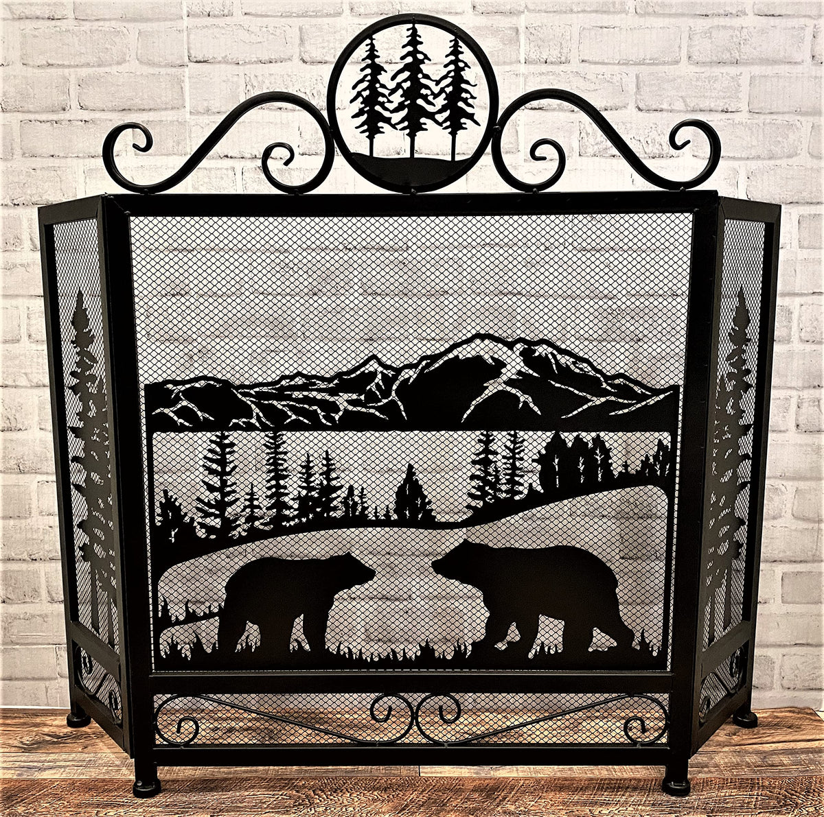 3-Panel Fireplace Screen Y1697